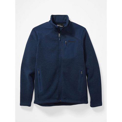 Marmot Wrangell Jackets - Mens Fleece Navy CA5763941 Canada